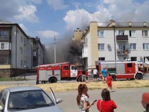 Кадры с места взрыва бытового газа в Таганроге