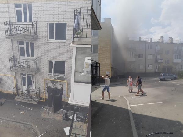 Пожар после взрыва в Таганроге тушили 17 спасателей