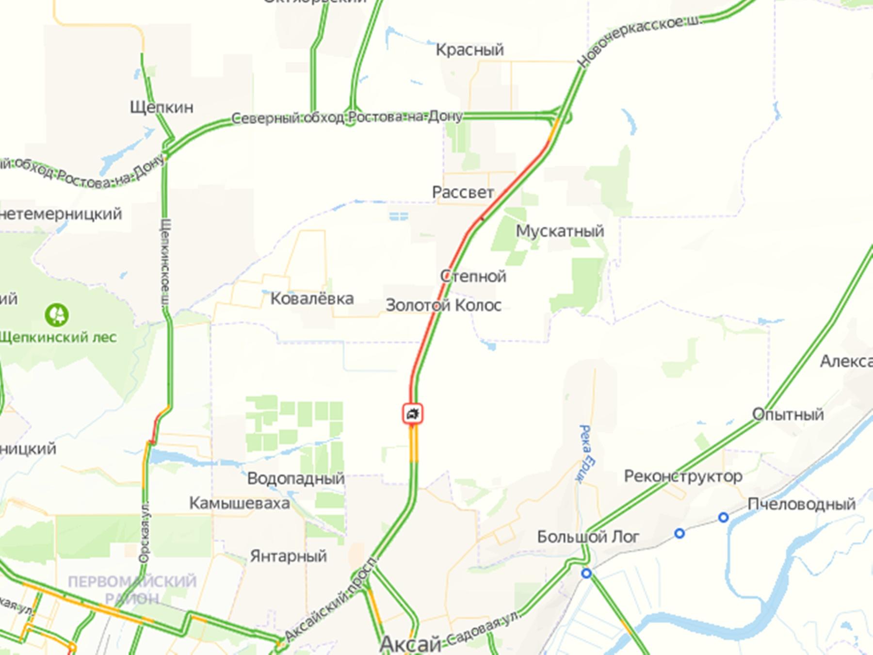 Ростовской области карта пробки