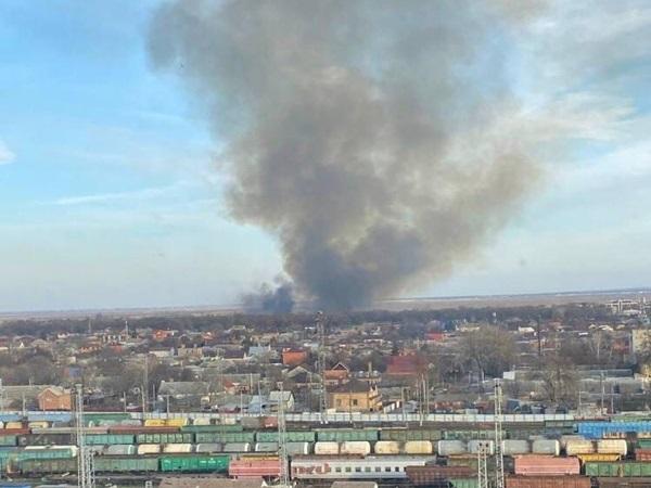 Крупный ландшафтный пожар под Ростовом потушили спустя три часа