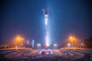 Ростовский фотограф поделился снимками первого в городе снегопада