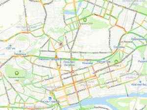 Вечером 25 января Ростов сковали семибалльные пробки