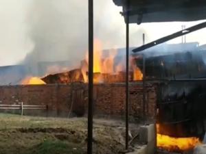 Пожару на складах под Ростовом присвоили третий ранг сложности