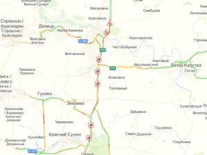 В Ростовской области из-за снегопада и нескольких ДТП парализовало трассу М-4 «Дон»