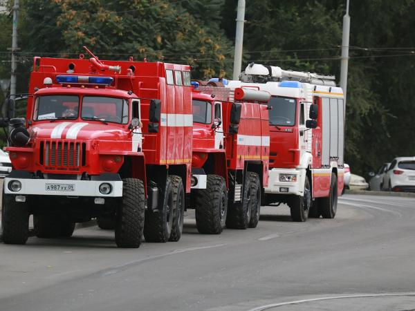 В Батайске дотла сгорел частный дом