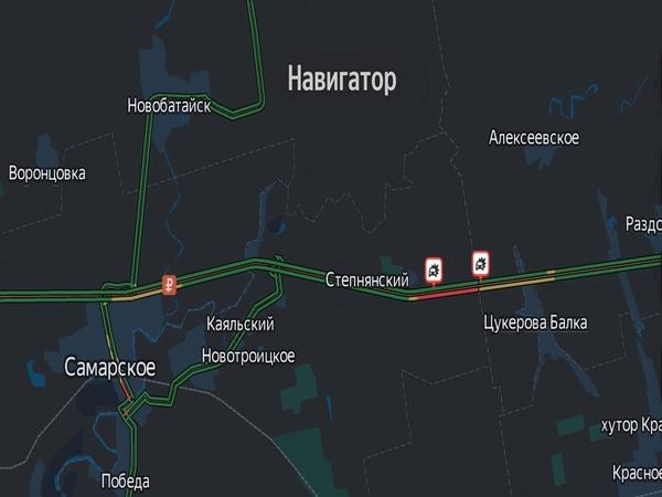 Между Ростовской областью и Краснодарским краем образовался гигантский затор