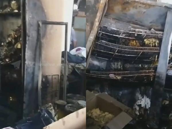 В Каменске произошел пожар в колбасном павильоне