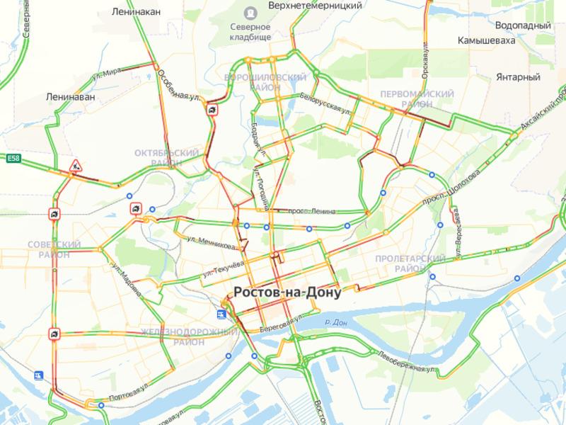 Вечером 19 октября Ростов сковали восьмибалльные пробки » DonDay ...