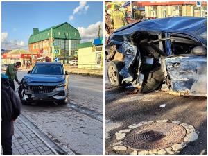 Стали известны подробности жесткой аварии на Свердлова: видео момента ДТП