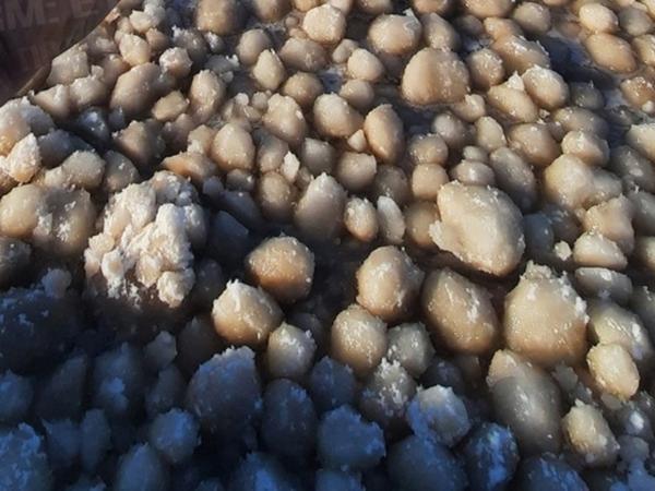 В Ростовской области Цимлянское водохранилище покрылось ледяными шарами