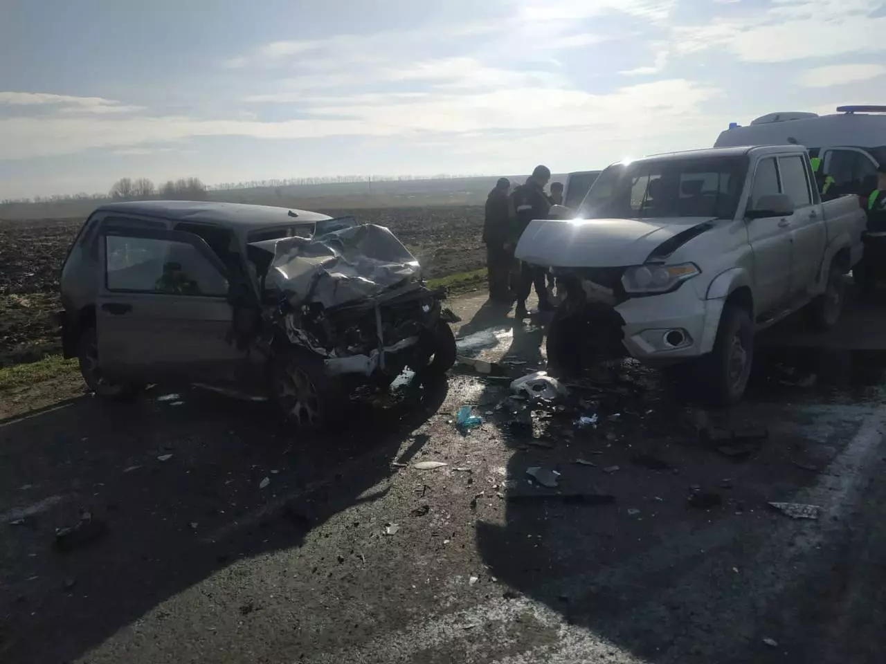 В Ростовской области  на границе с ДНР трое пострадали в ДТП