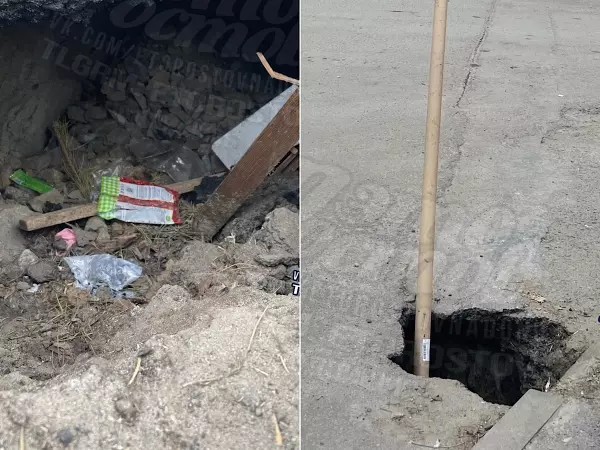 Ростовчане пожаловались на провал асфальта в центре города