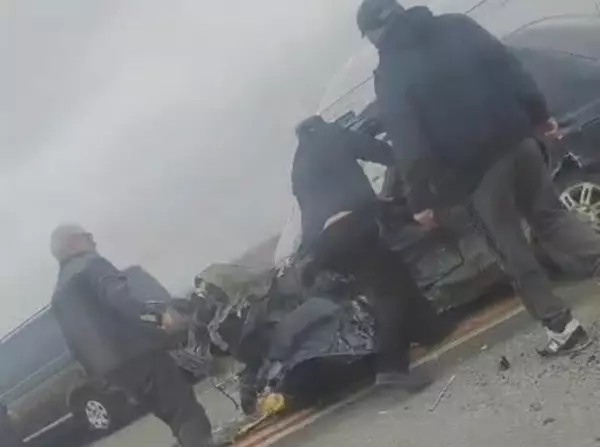 Жесткое массовое ДТП произошло в районе Пятихаток на трассе Ростов - Таганрог