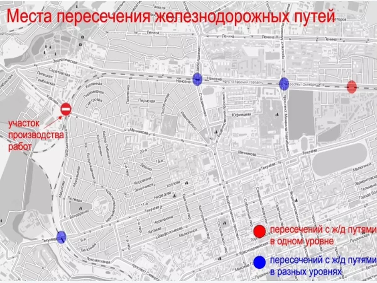 Карта жд больница ростов на дону