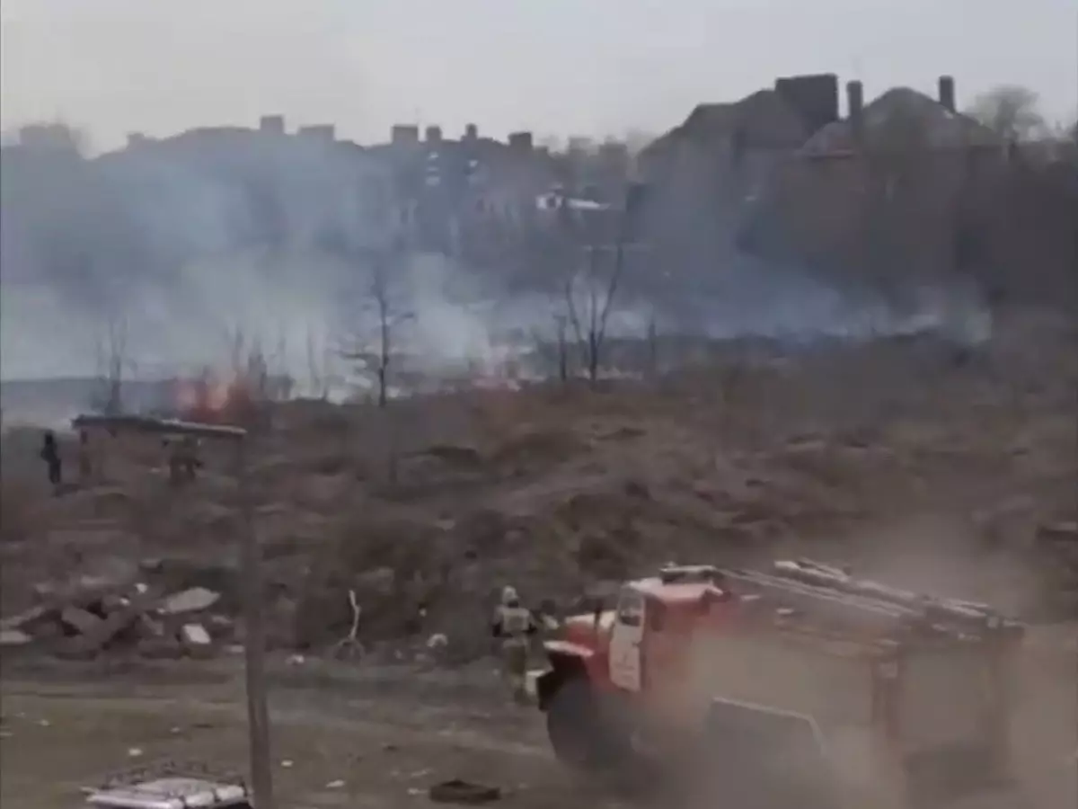 В Ростове на Вертолетном поле произошел пожар » DonDay - новости Ростова-на- Дону. Происшествия, события, новости бизнеса, политики, культуры и спорта.