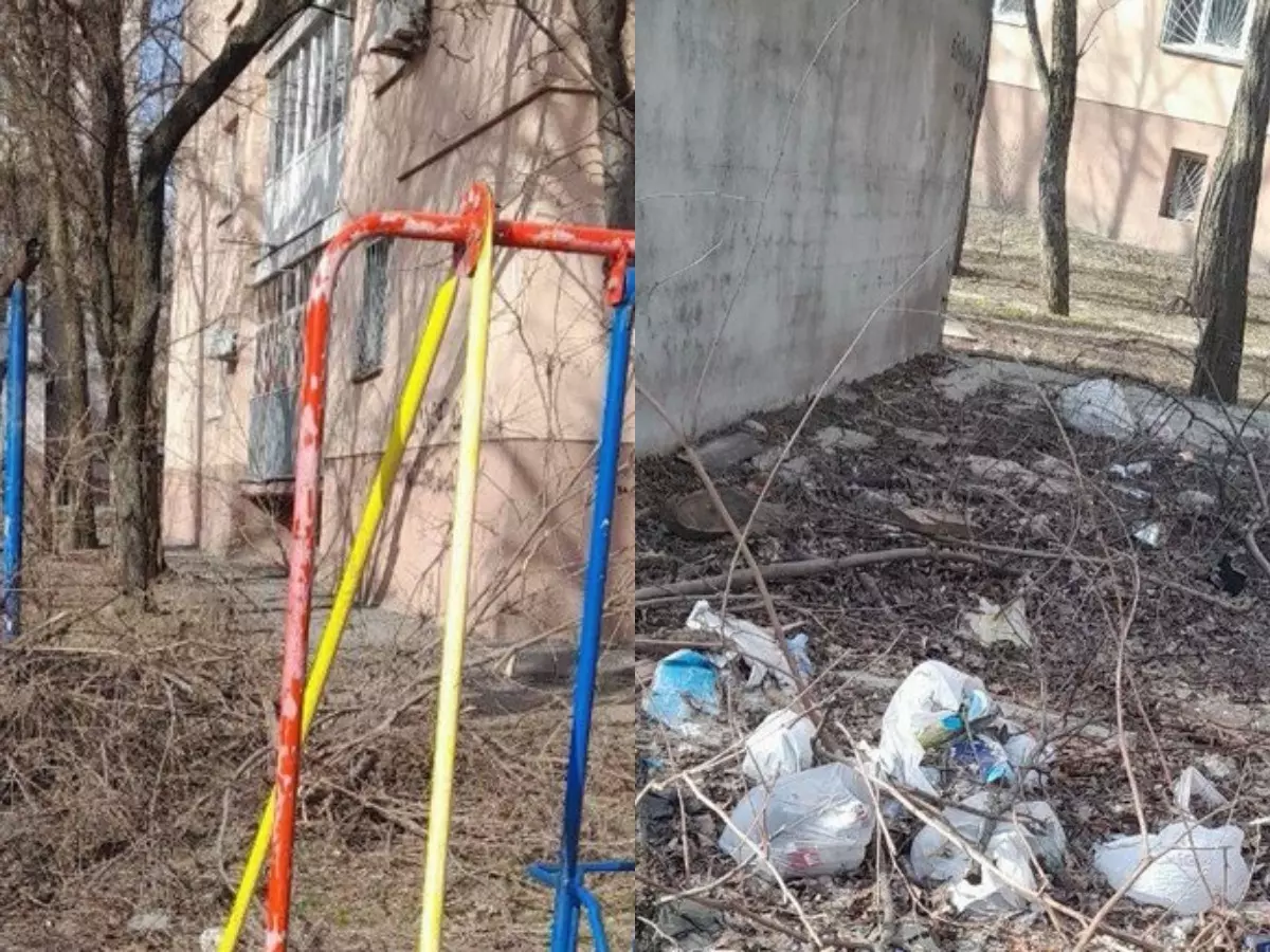 В Ростове жители Западного просят благоустроить детскую площадку