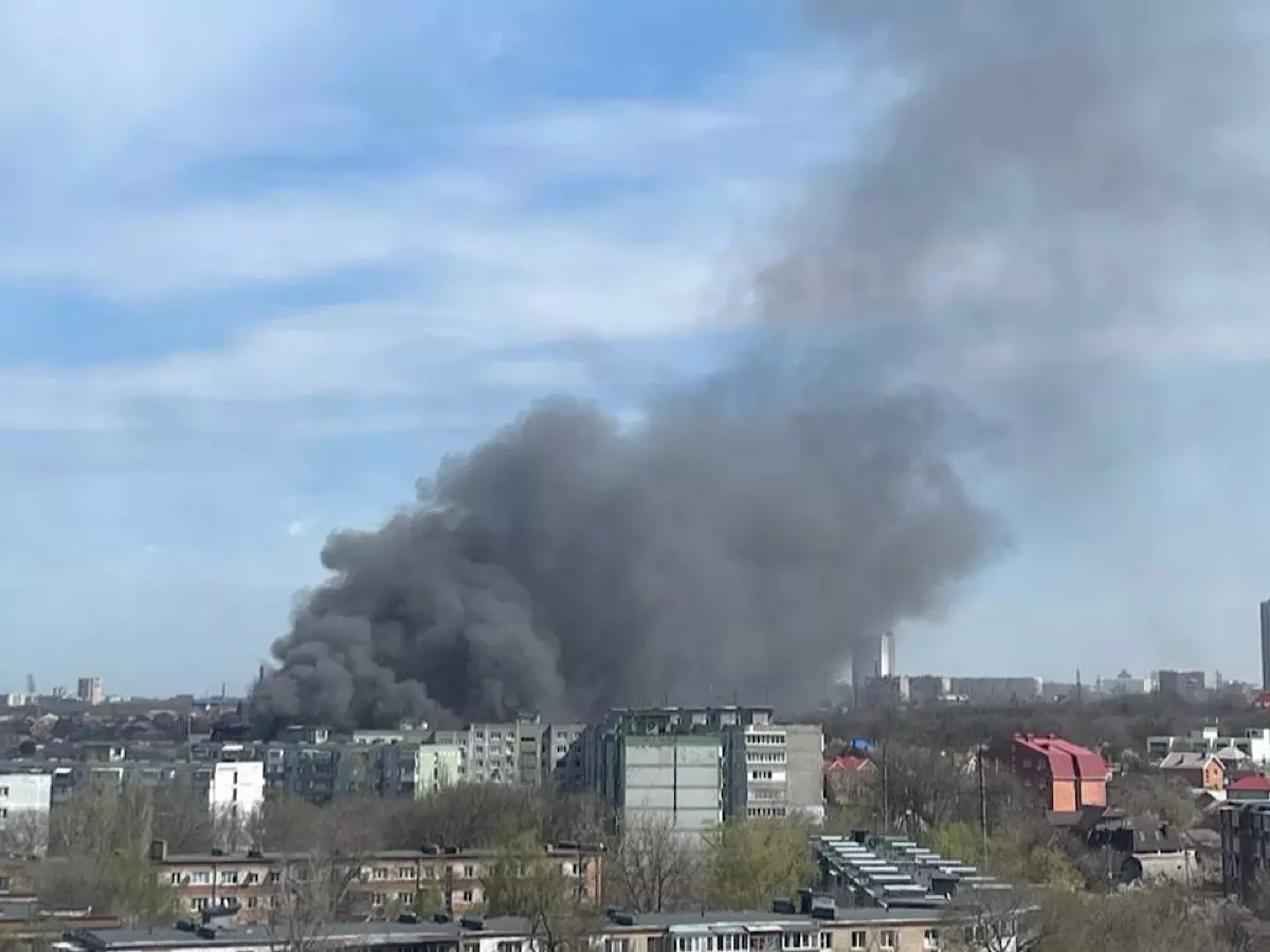 В Жизненном переулке в Ростове потушили крупный пожар