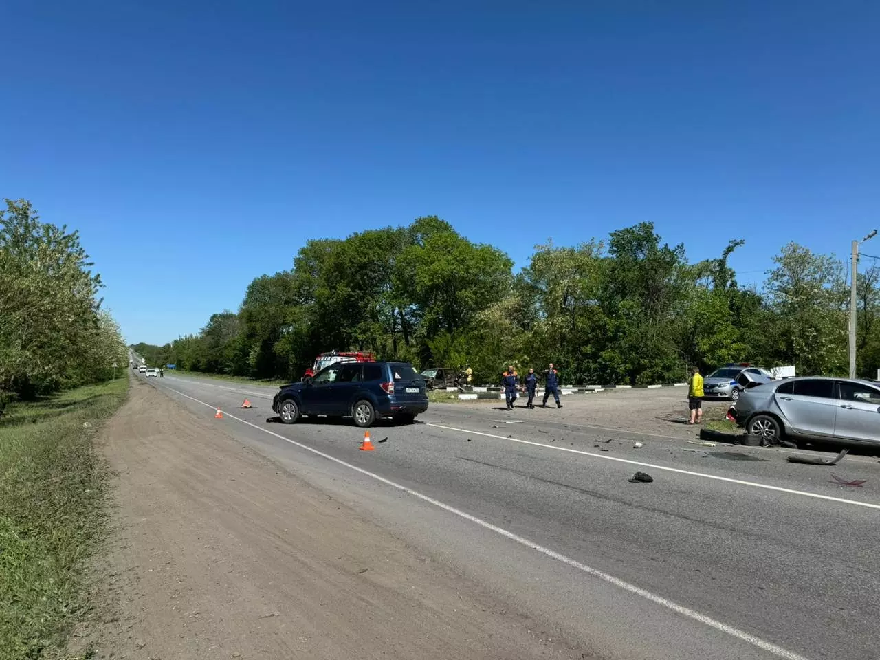 Пять человек пострадали в массовом ДТП в Ростовской области