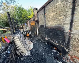 В Новочеркасске произошел пожар в частном доме