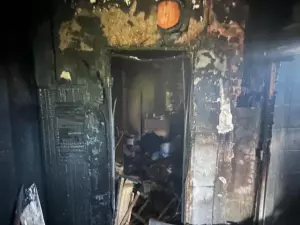 В Батайске на Почтовой сгорел частный дом
