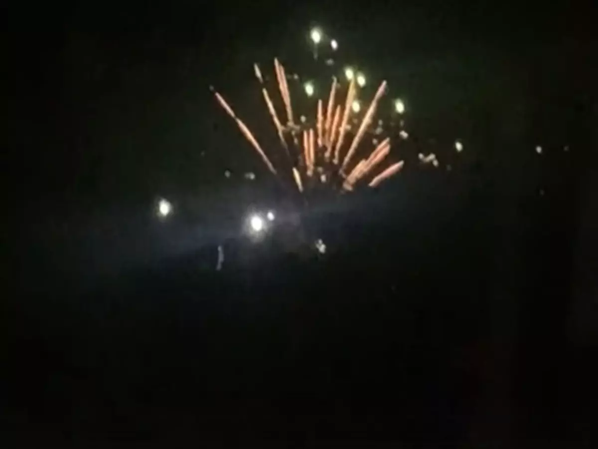 В Каменске запустили фейерверк, несмотря на запрет