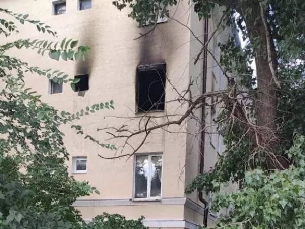 В сети появились кадры после пожара в многоэтажке в Каменске-Шахтинском Ростовской области