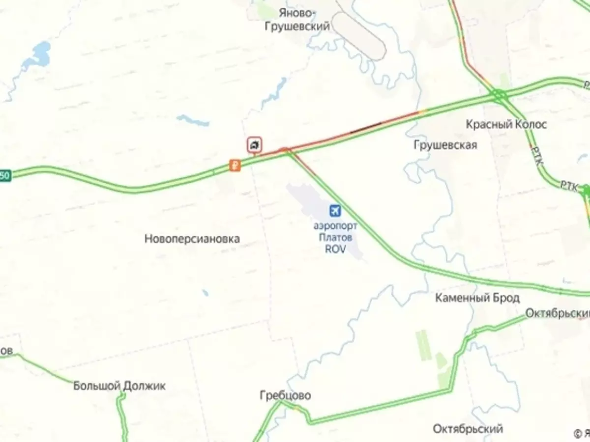 ДТП парализовало движение под аэропортом Платов в Ростовской области