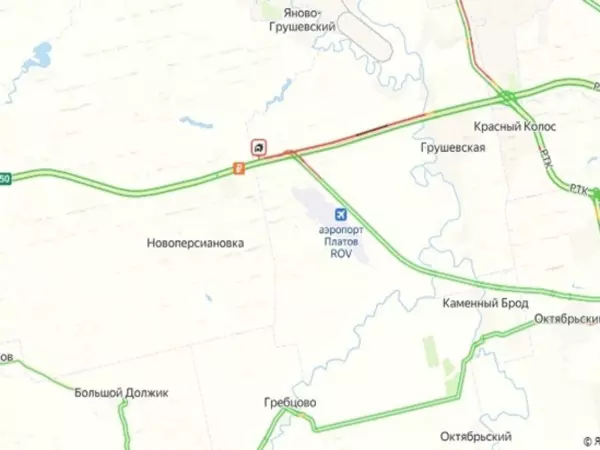 ДТП парализовало движение под аэропортом Платов в Ростовской области