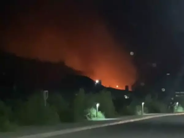 Крупный пожар в районе «Ростов Арены» потушили