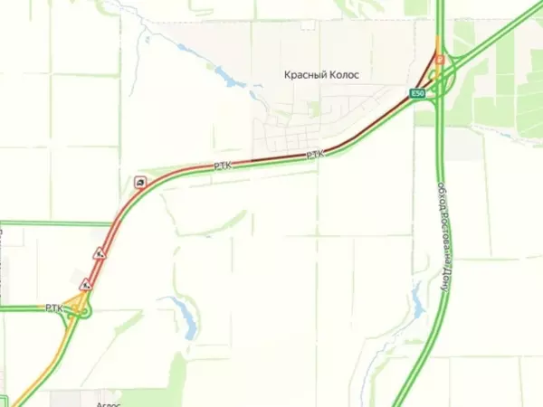 Дорожные работы и ДТП привели к большой пробке на М-4 под Ростовом