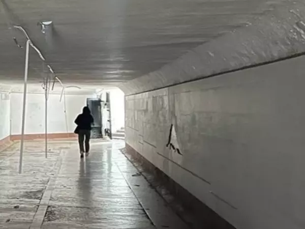 Ростовчане снова пожаловались на отсутствие освещения в переходе на Садовой