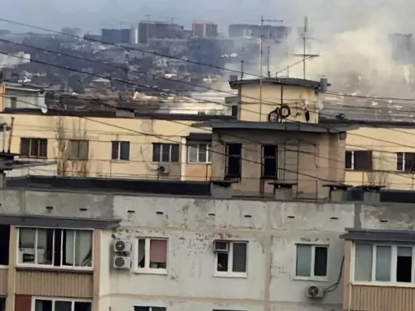 На Западном в Ростове произошел крупный пожар в частном доме