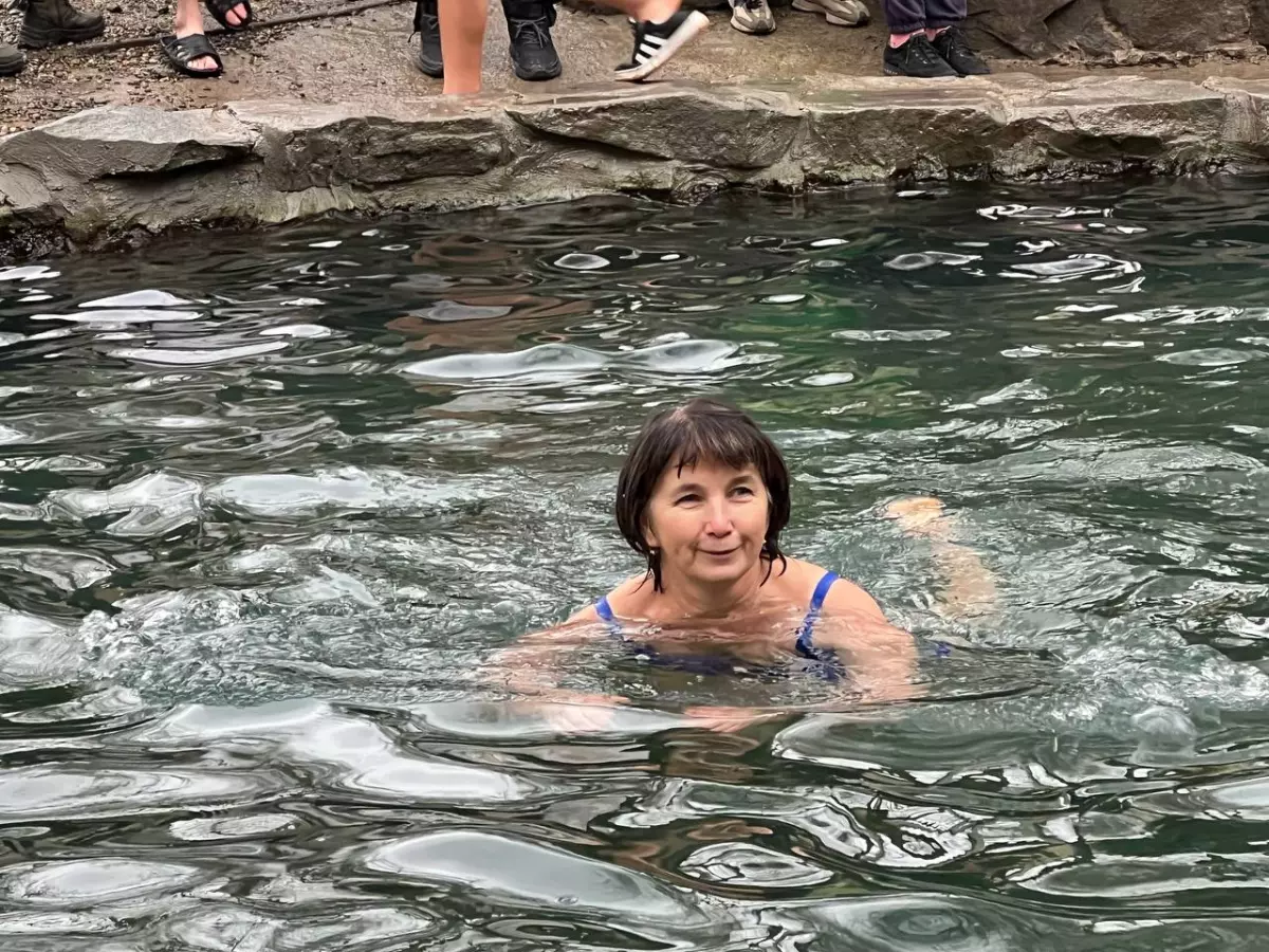 Жители Ростова-на-Дону искупались в ледяной воде на Крещение: фоторепортаж