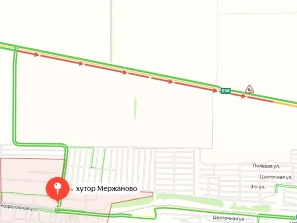 В Ростовской области из-за дорожных работ образовалась пробка