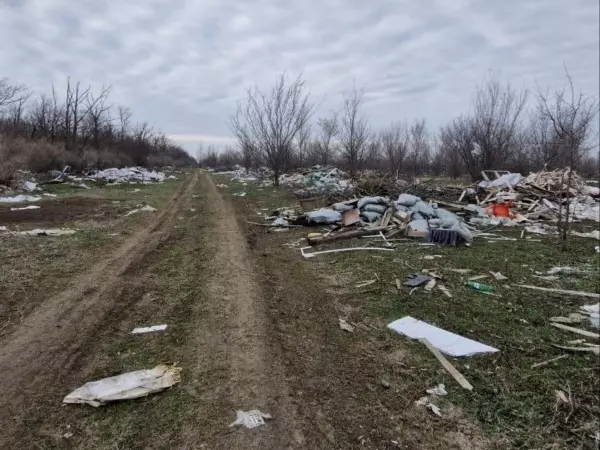 Жители Ростова пожаловались на стихийную свалку на Левенцовском поле