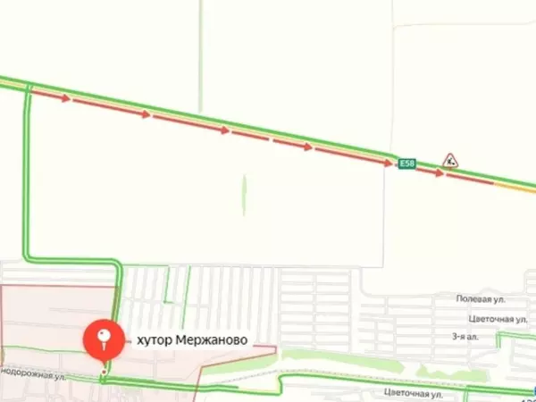 В Ростовской области из-за дорожных работ образовалась пробка