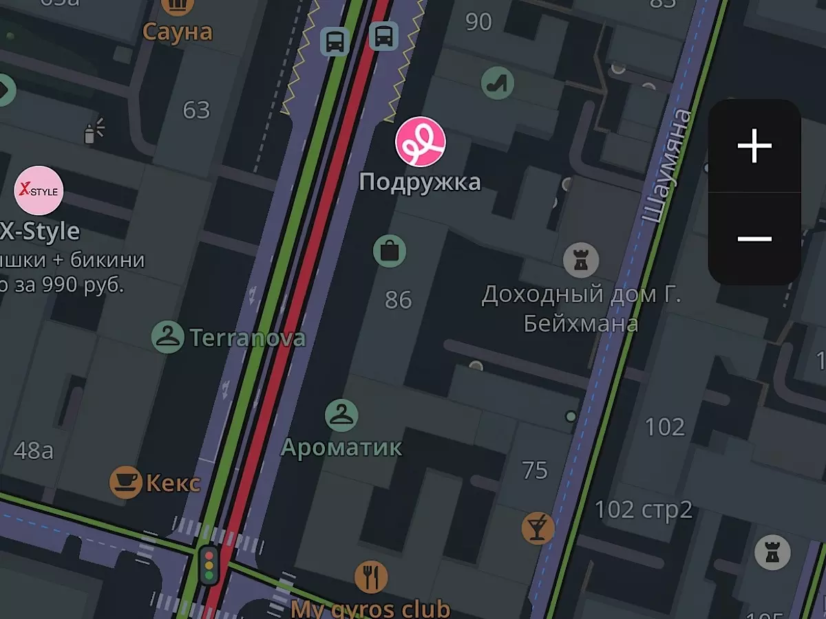 В Ростове на Большой Садовой загорелась крыша старинного здания