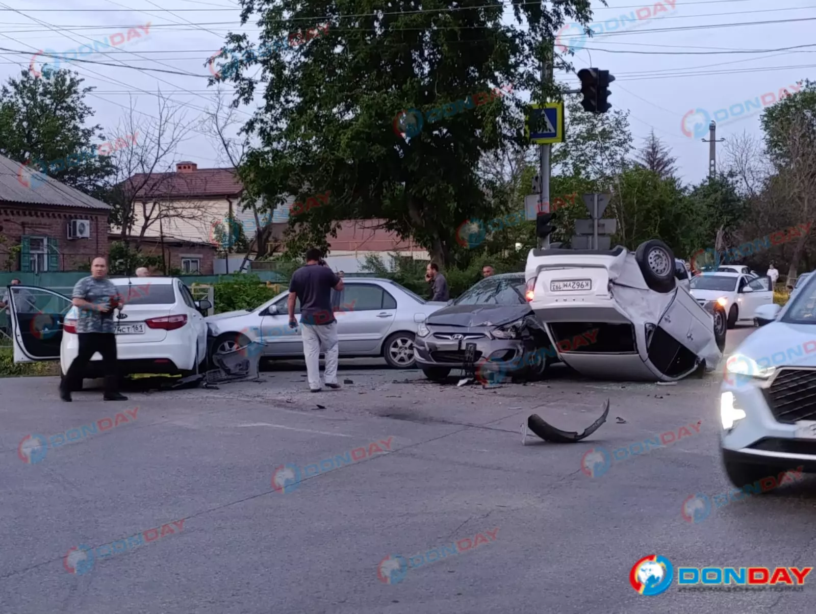 Еще одно массовое ДТП произошло в Ростовской области
