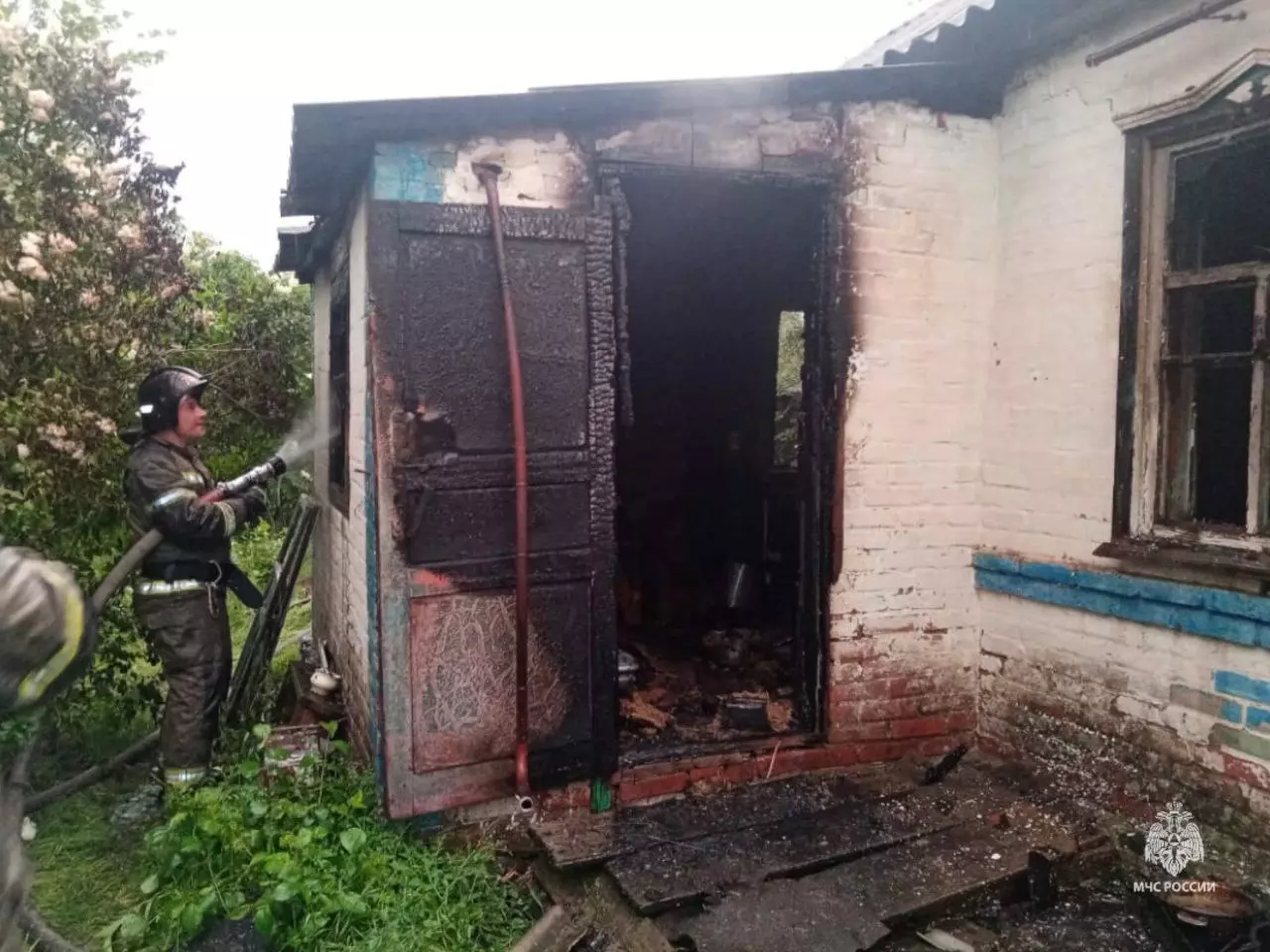 В Семикаракорском районе при пожаре погиб мужчина
