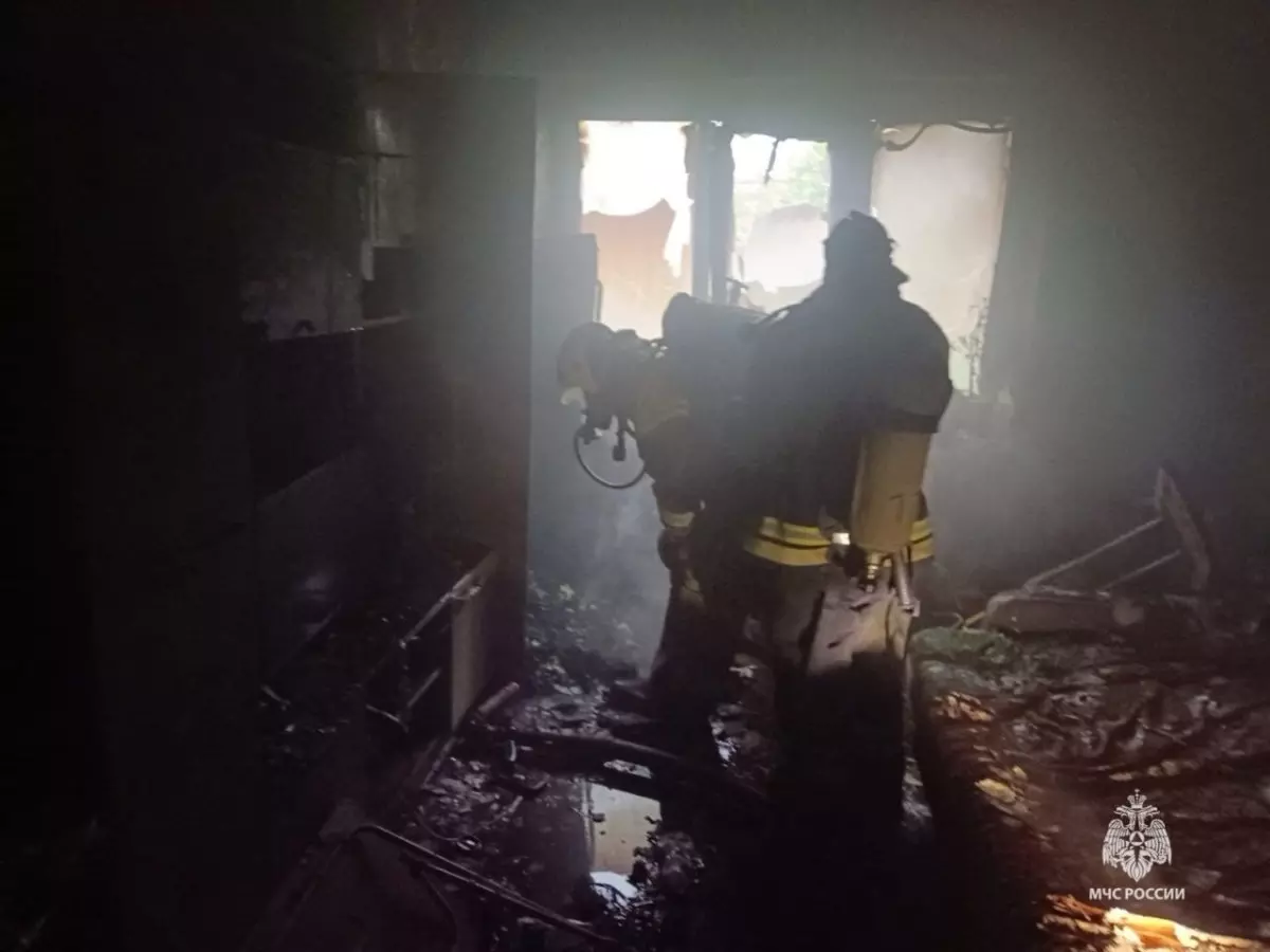 В Волгодонске при пожаре погиб 65-летний мужчина 
