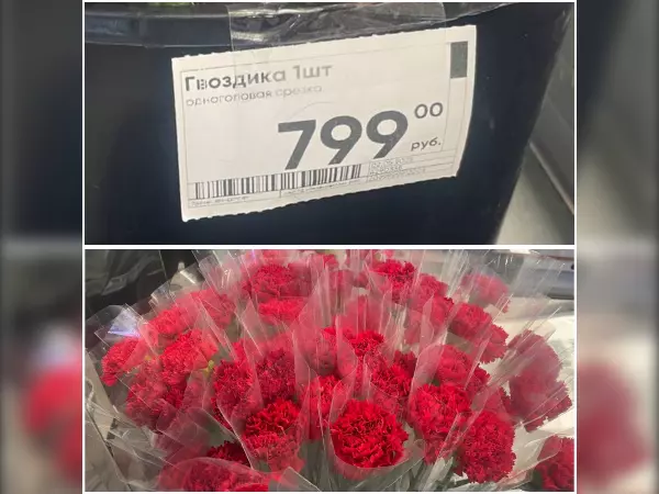 В Ростове цена одной гвоздики к 9 Мая взлетела до 800 рублей