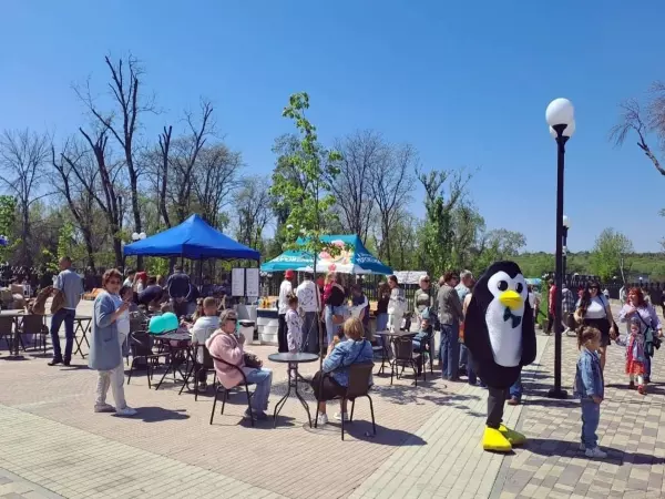 В Ростовской области открыли парк Маяковского, который ремонтировали три года