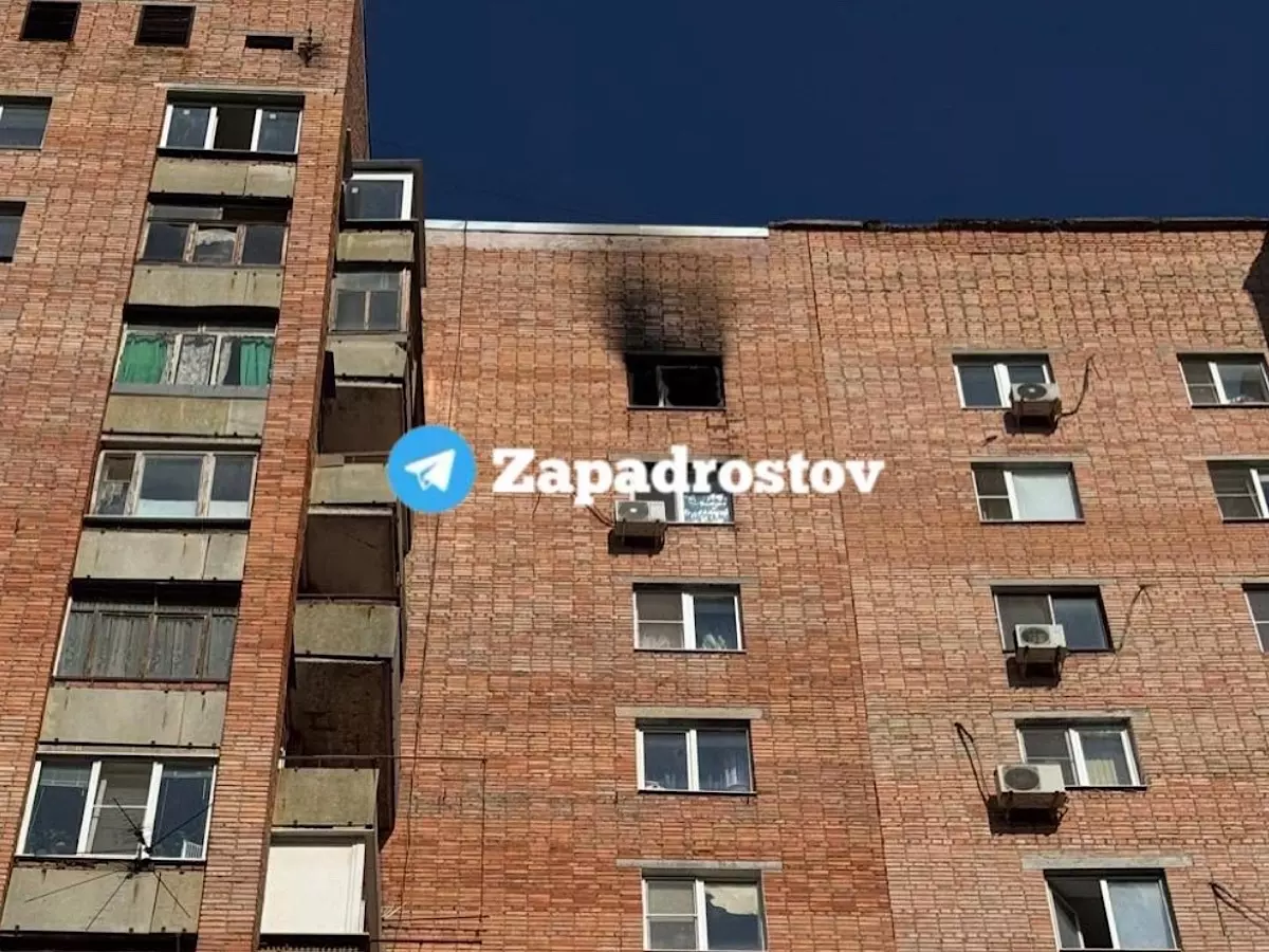 В Ростове произошел пожар в квартире многоэтажного дома на Зорге