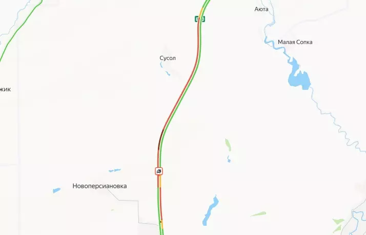 Гигантская пробка сковала движение на трассе М-4 «Дон» из-за ДТП с «перевертышем»