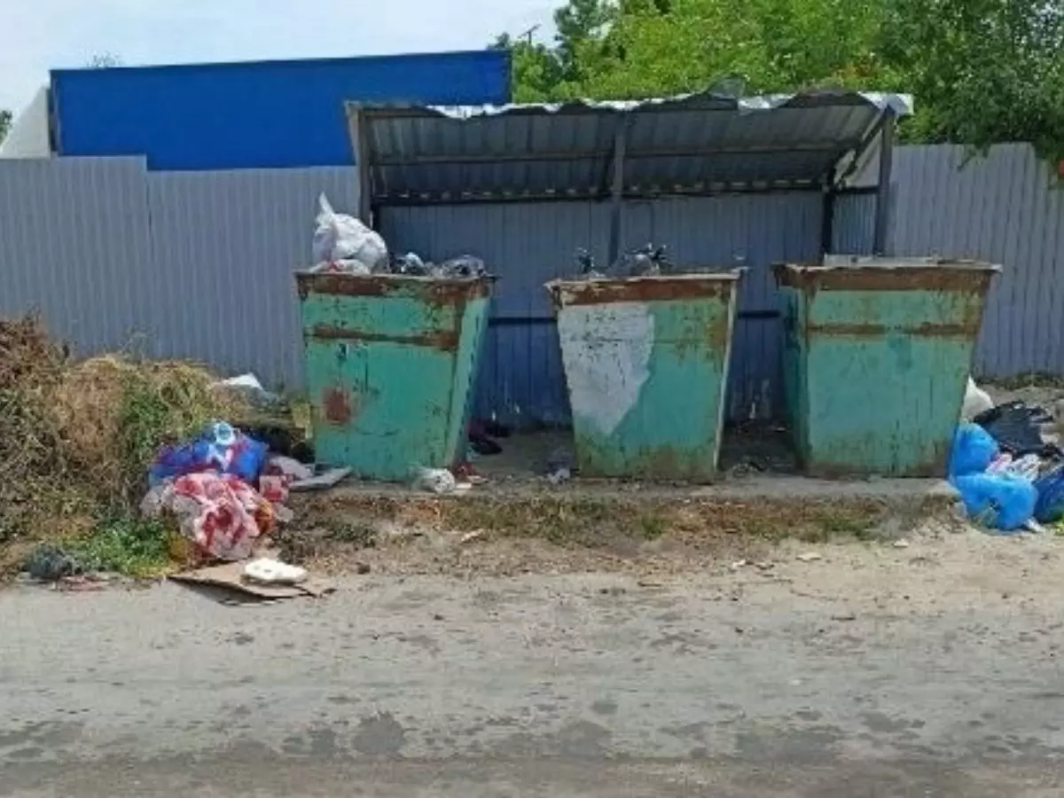 Жители Цимлянска задыхаются от запаха мусора из-за нехватки в городе контейнеров