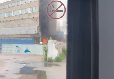 Кадры жуткого пожара на востоке Москвы, после взрыва у гостиницы