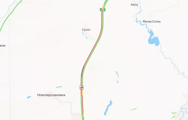 Гигантская пробка сковала движение на трассе М-4 «Дон» из-за ДТП с «перевертышем»