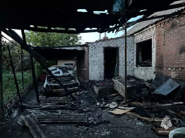 Мужчина едва не погиб во время пожара в Сальске