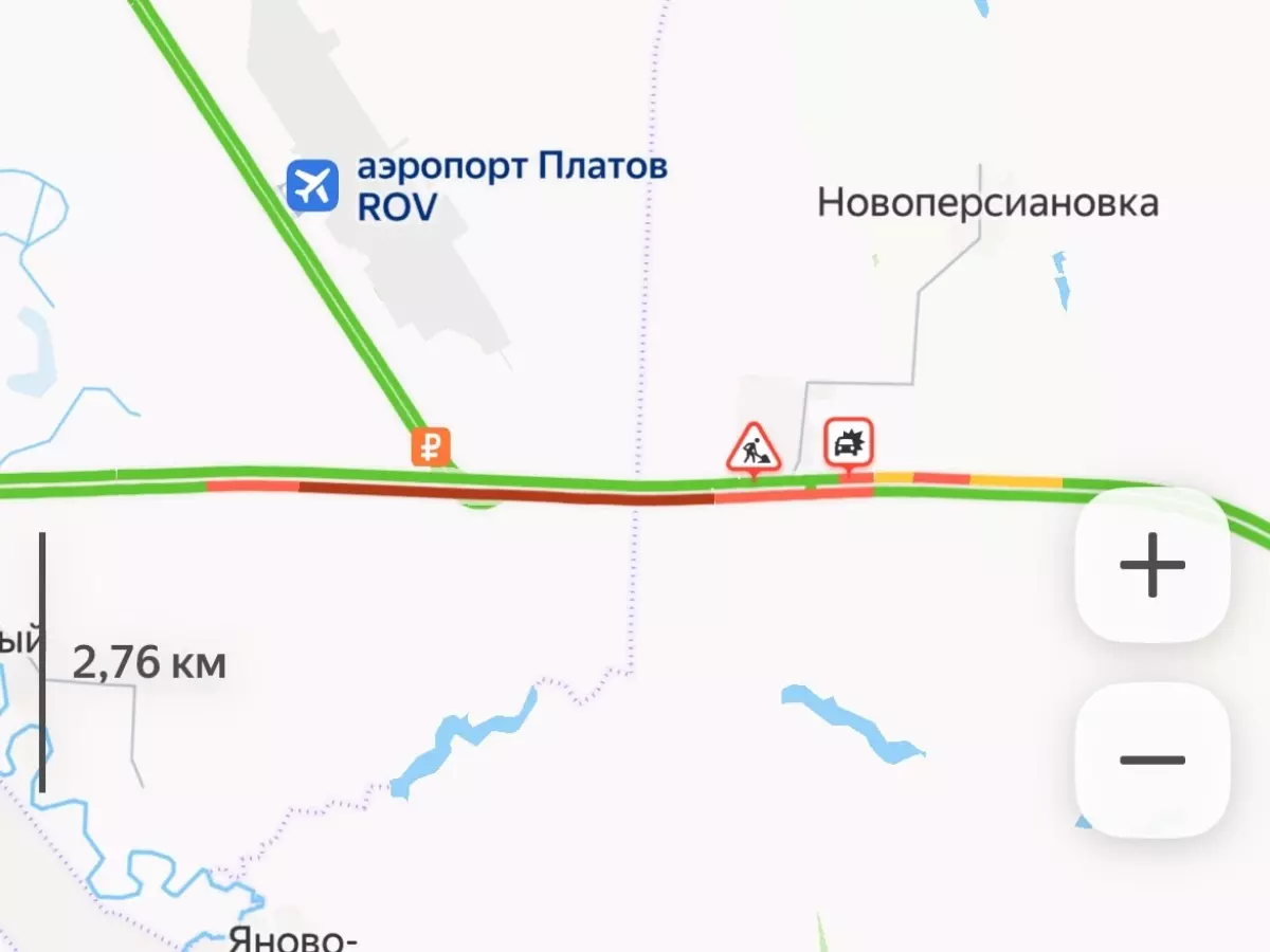 На трассе М-4 «Дон» образовалась семикилометровая пробка из-за ДТП