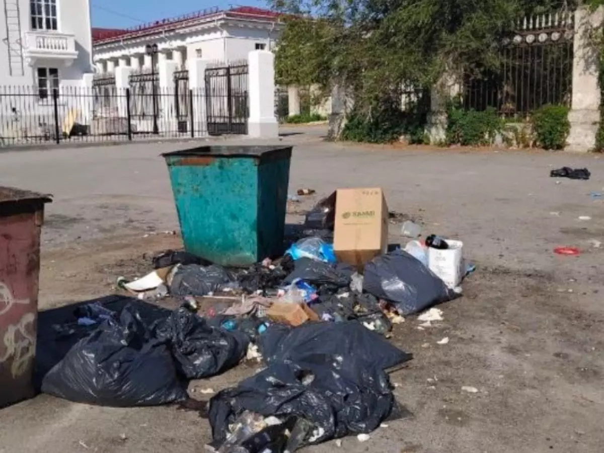 Жители Цимлянска больше месяца не могут добиться поставки мусорных жбанов